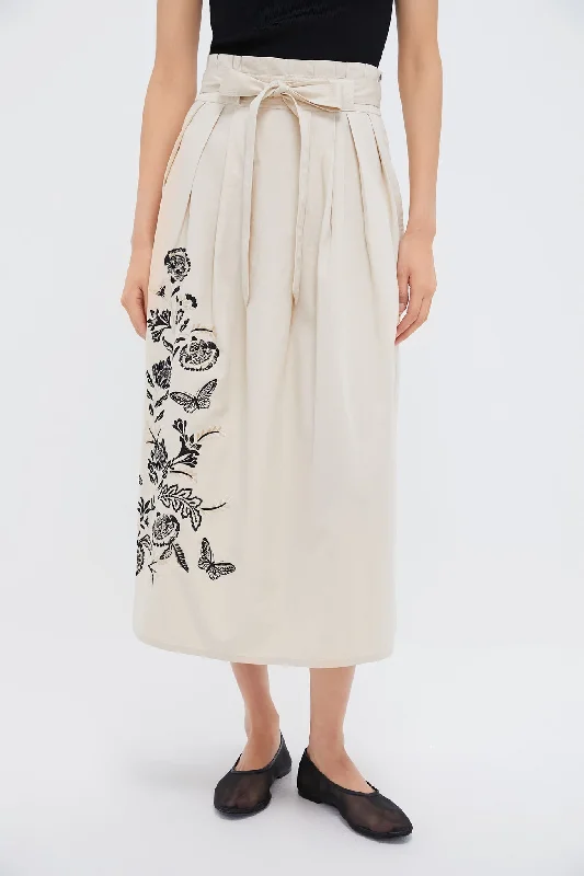 Effortless Grace Oyster Tobias Skirt