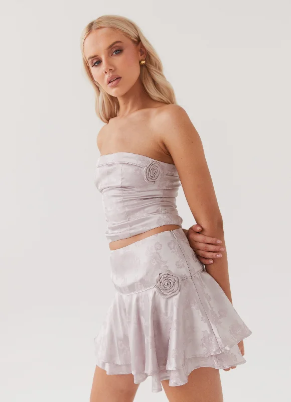 Best Sellers Jasmine Rose Mini Skirt - Rosette Haute