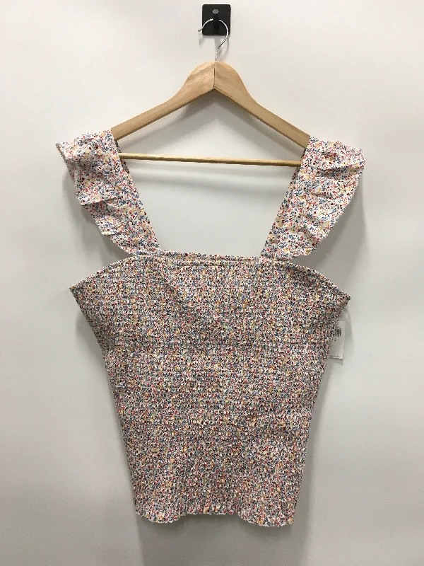 Top Sleeveless By Old Navy In Floral, Size: Xl