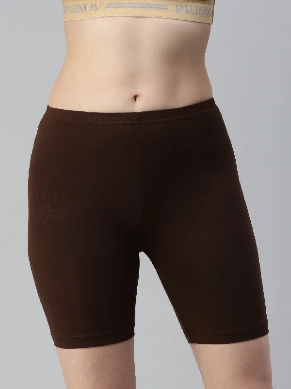 Flash Sale Now Yoga Shorts-Brown