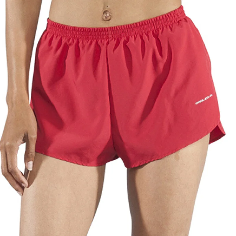 Stupidly Low Prices Women's Solid 1" Elite Split Shorts - Red