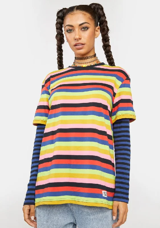 Best Sellers Hangout Striped Tee