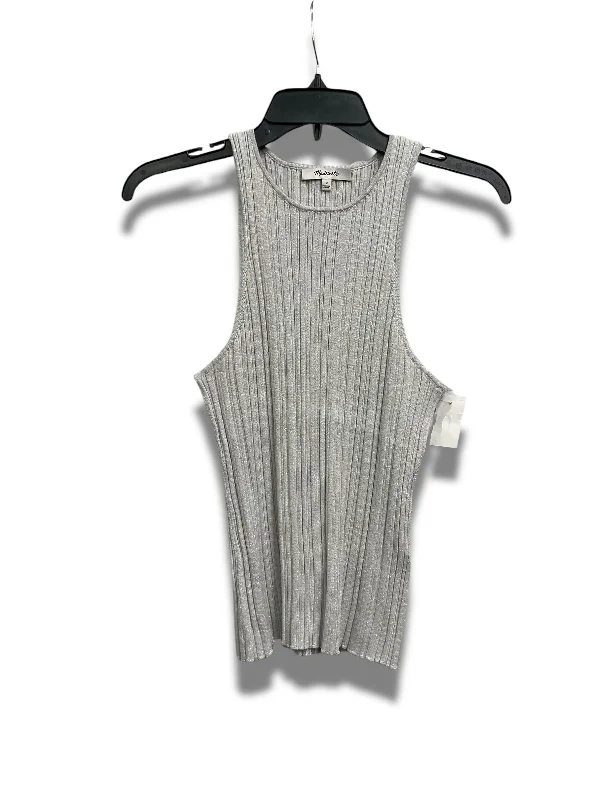 Top Sleeveless By Madewell In Grey, Size: M