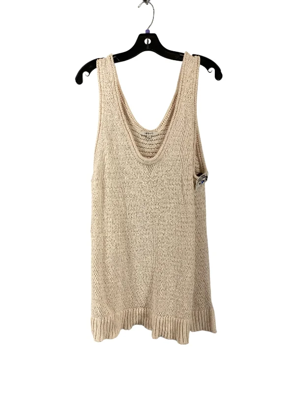 Top Sleeveless By Madewell In Cream, Size: 1x