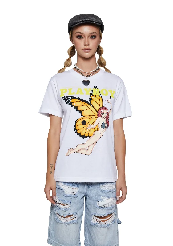 Big Savings On Minimalist Office Styles x Playboy Butterfly Tee