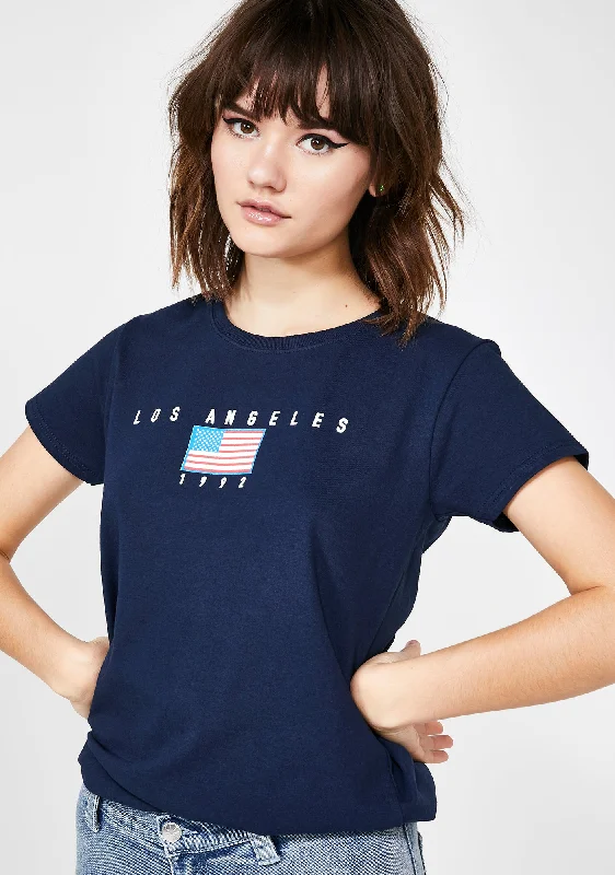 Comfortable Clothes Los Angeles Boyfriend Tee