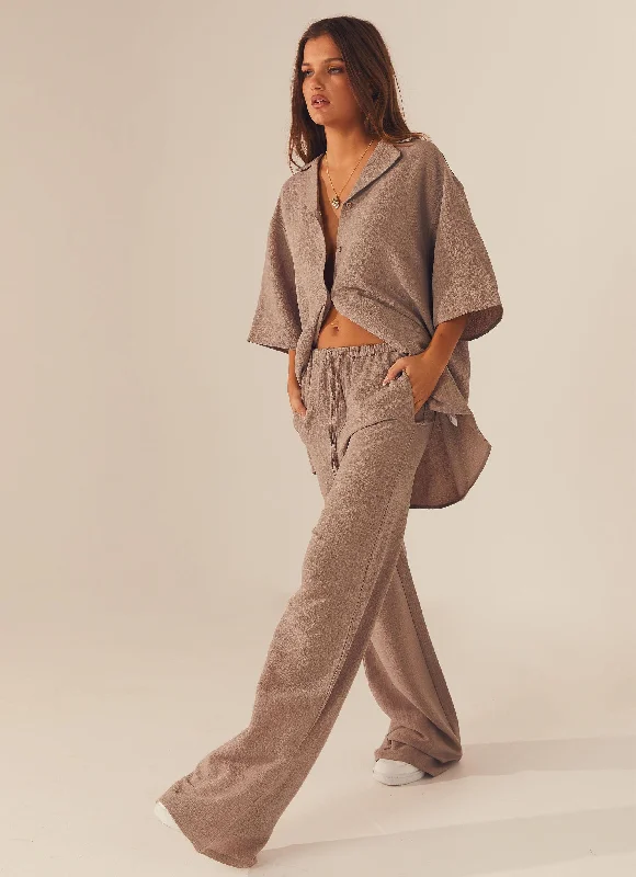 Latest Fashion The Good Days Pants - Taupe