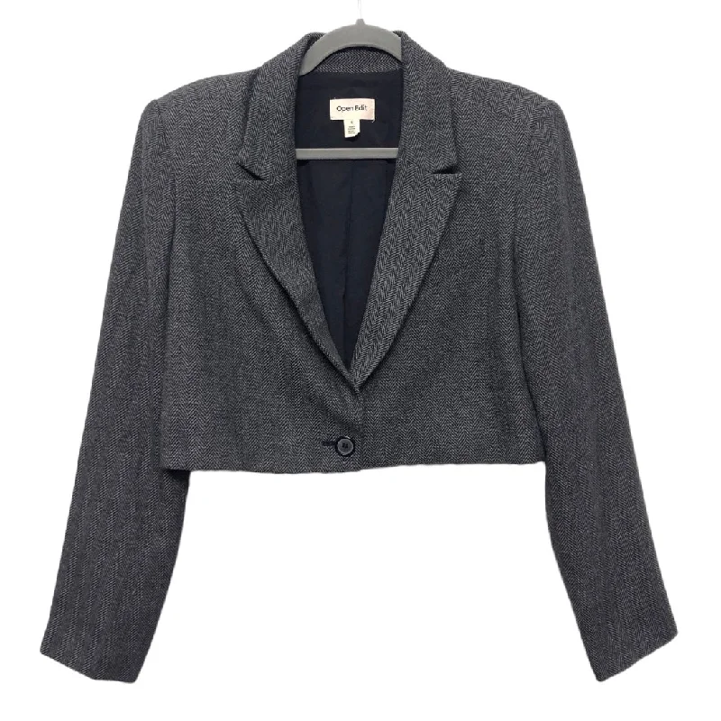 Blazer By Open Edit In Black & Grey, Size: S