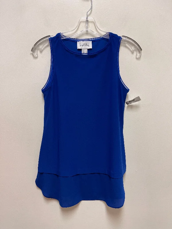 Top Sleeveless By Joseph Ribkoff In Blue, Size: S