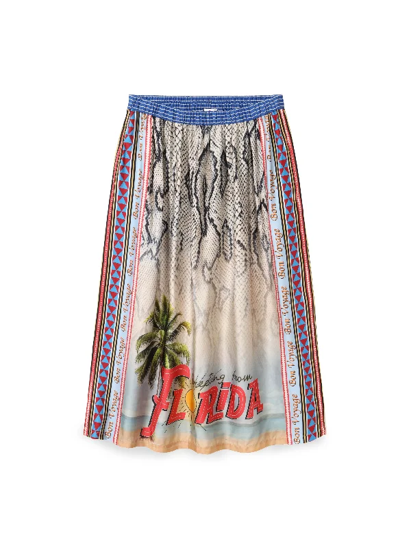 Fashion Forward Vanessa Printed Midi Skirt