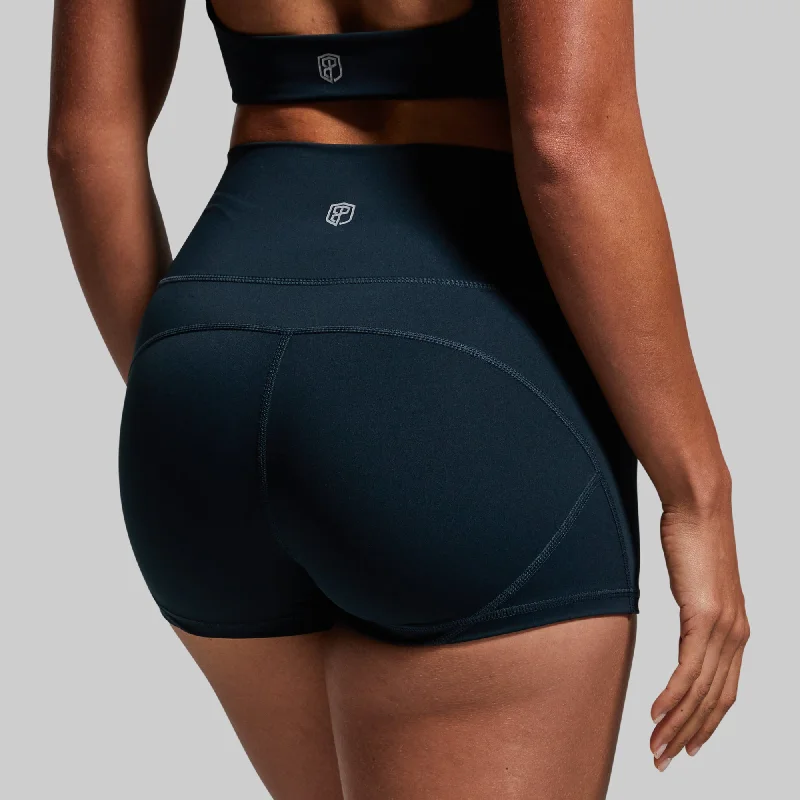 Beat The Heat In Tropical Styles Your Go To Booty Short (Deep Teal)