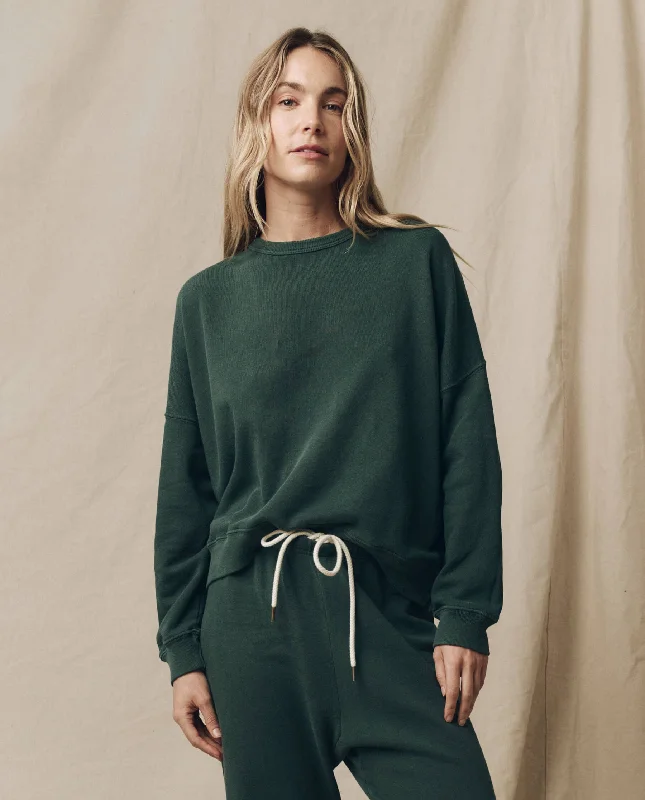 Bold Fashion The Teammate Sweatshirt. Solid -- Deep Sea Green