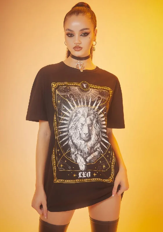 Luxe Layering Embracing Strength Tarot Card Tee