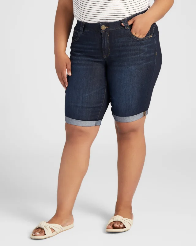 Seasonal Fashion Plus Size AbSolution Bermuda Shorts