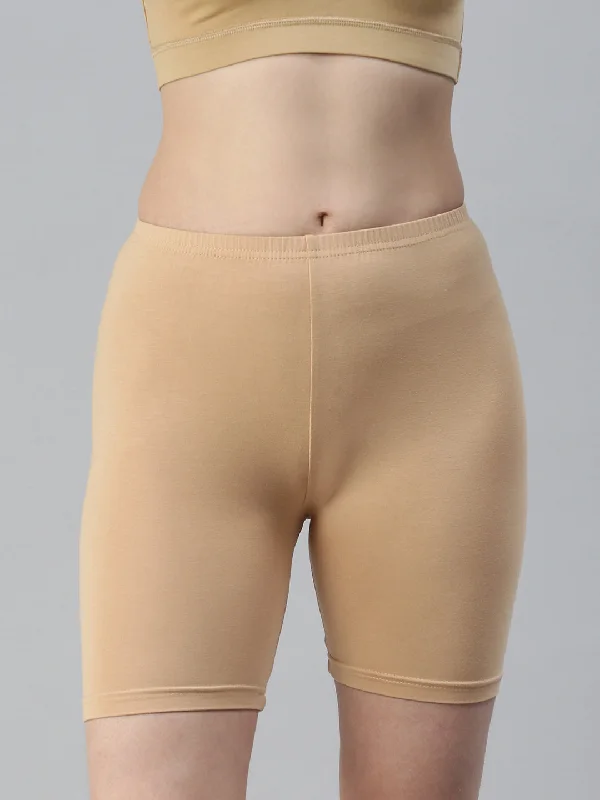 Vintage Inspired Fashion Sale Yoga Shorts-Deep Skin