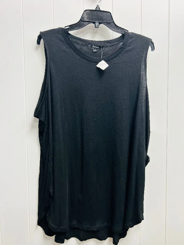 Top Sleeveless By Ambiance Apparel In Black, Size: 2x