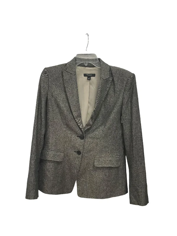 Blazer By Ann Taylor In Grey, Size: S