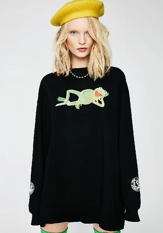 Trend Forward Threads LSB X Muppets Kermit Long Tee