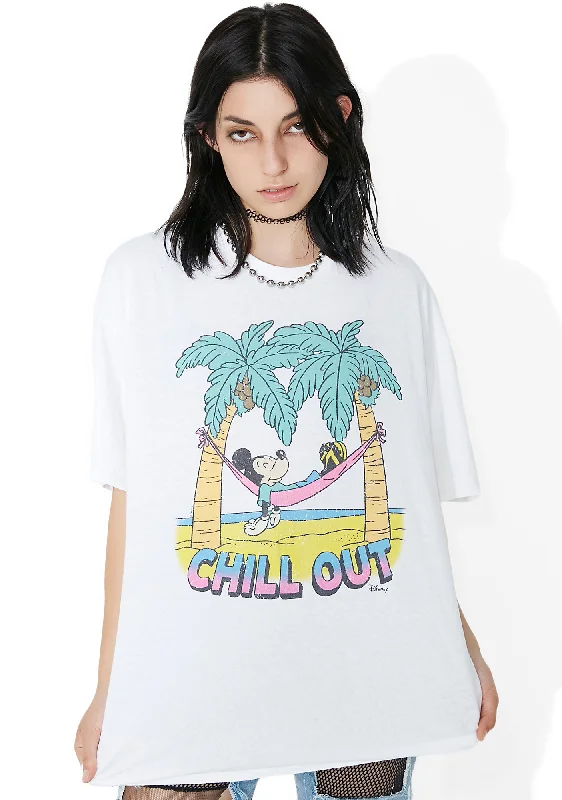 Trend Alert Chill Out White Tee