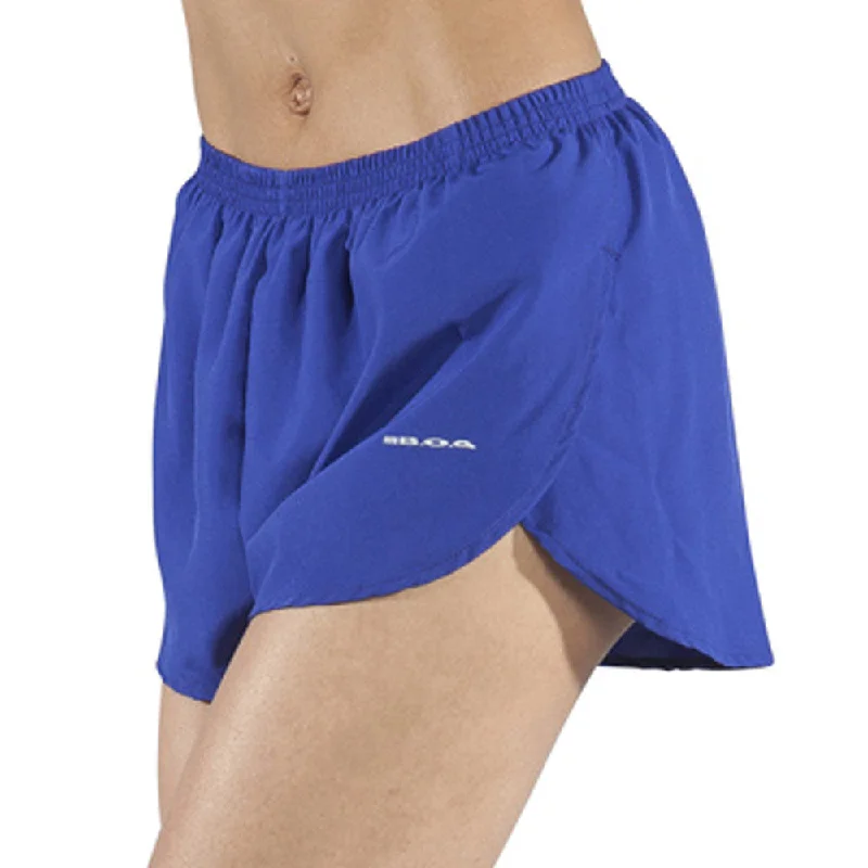 Discover Now Women's Solid 1" Elite Split Shorts - Royal