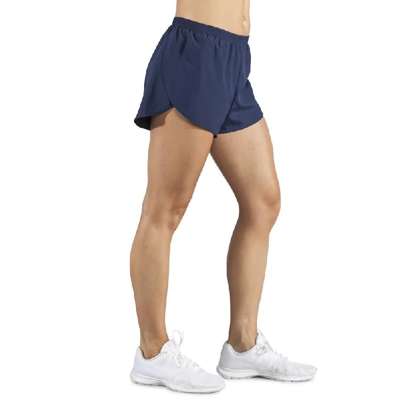 Seasonal Clearance Women's Solid 1" Elite Split Shorts - Navy