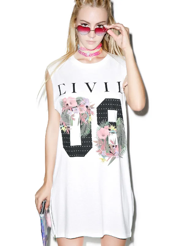 Limited Time Offers Floral 08 Long Zip Muscle Tee