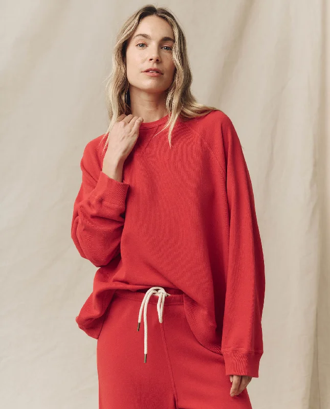 Dreamy Aesthetic The Slouch Sweatshirt. Solid -- Campfire