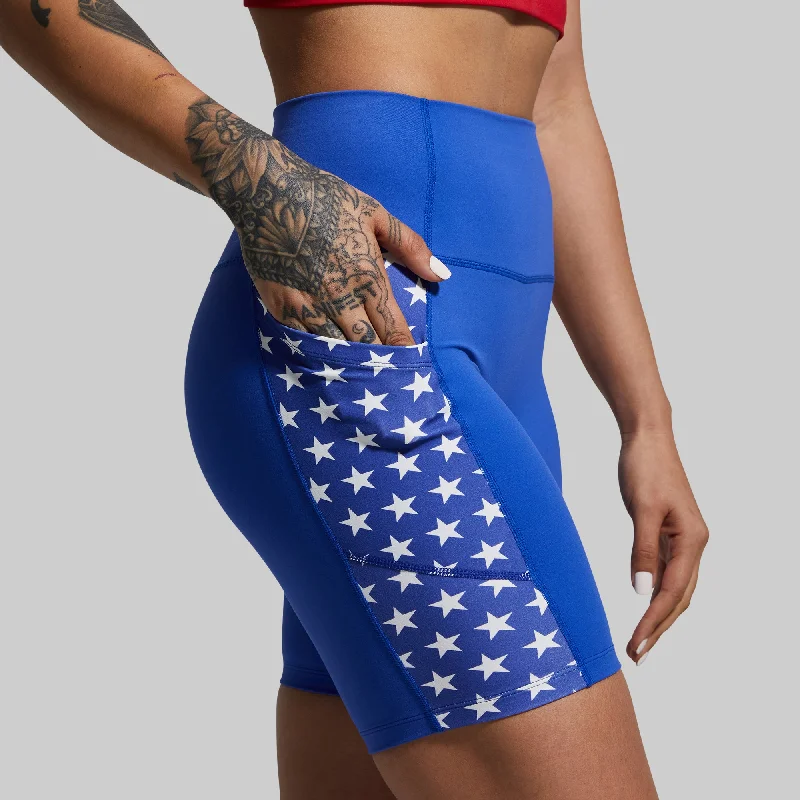 Holiday Glam Tempo Biker Short (Liberty)