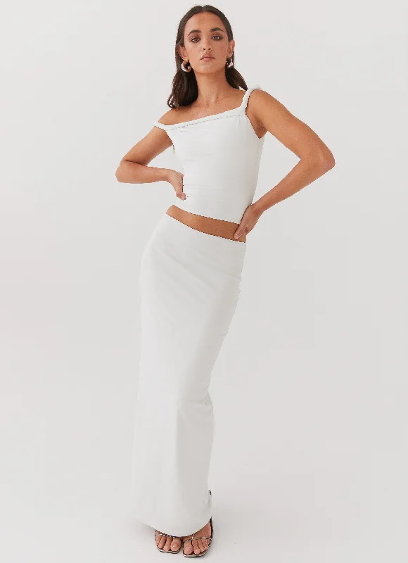 Absurdly Cheap Sale Solace Soul Maxi Skirt - Ivory