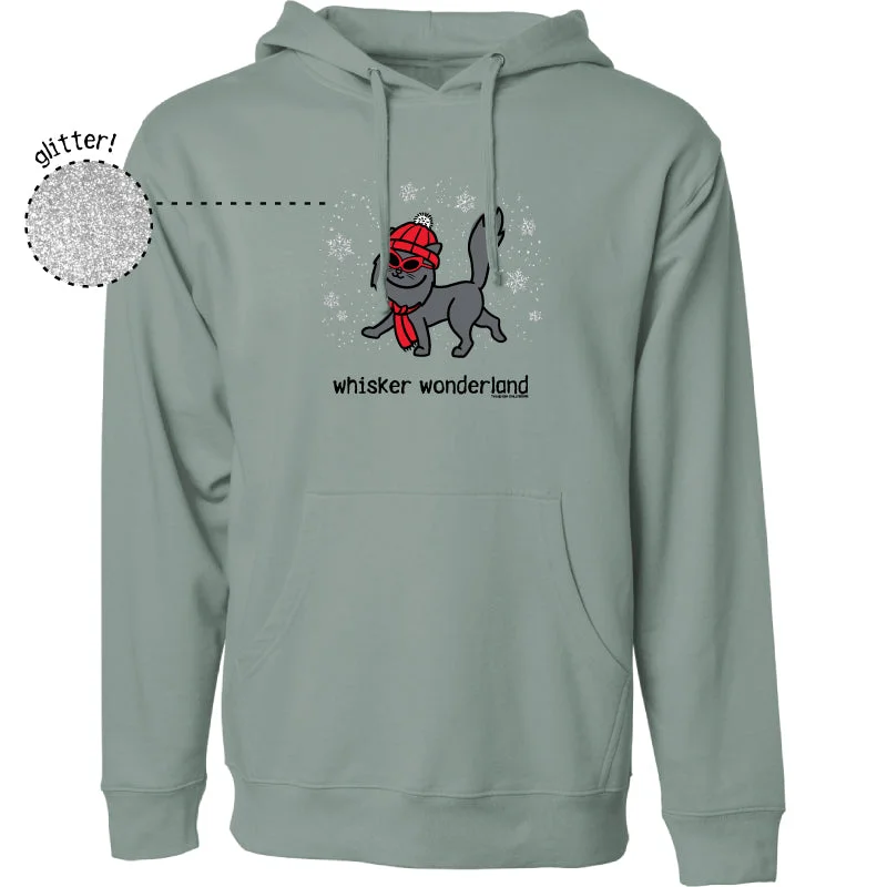 Versatile Wardrobe Essentials Glitter Whisker Wonderland - Sweatshirt Pullover Hoodie