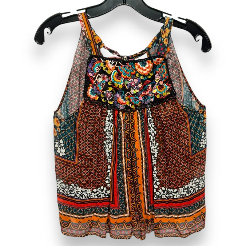 Top Sleeveless By Bhanuni By Jyoti In Multi-colored, Size: Xs