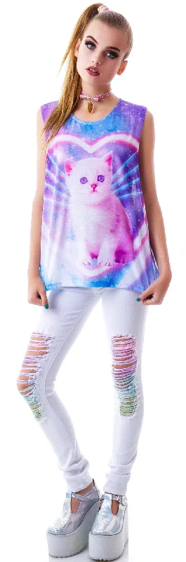 Limited Stock Funky Catsterz Muscle Tee