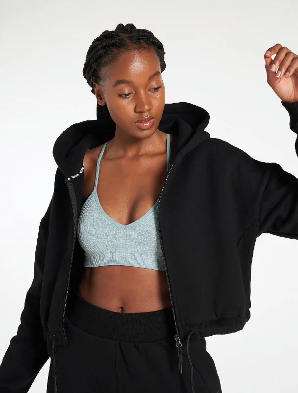 Fashion Essentials Select Crop Jacket - Blackout