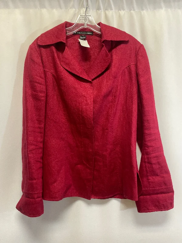 Blazer By Linda Allard In Red, Size: M