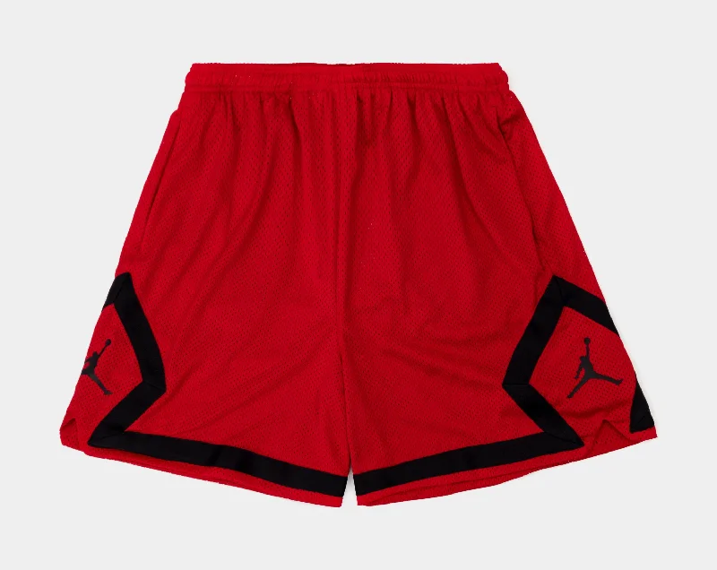 Trendy Attire For Her Heritage Diamond Womens Shorts (Red)