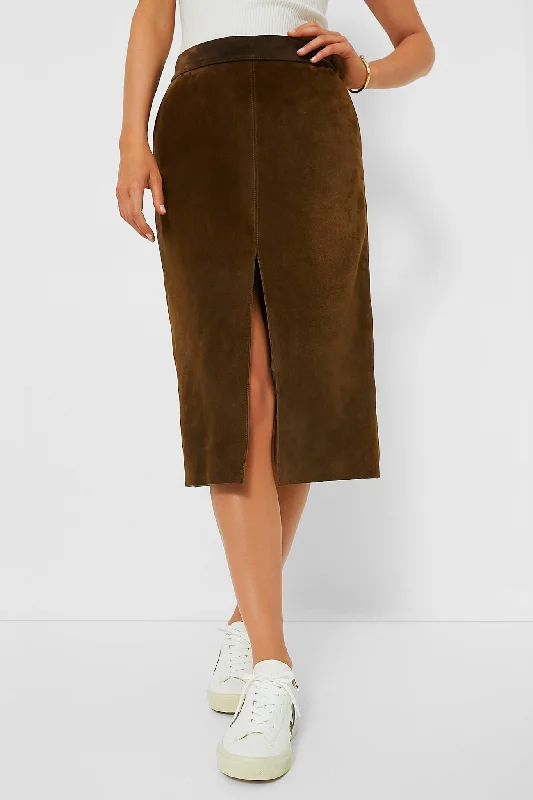 Exclusive Designer Collection Camel Dayna Skirt