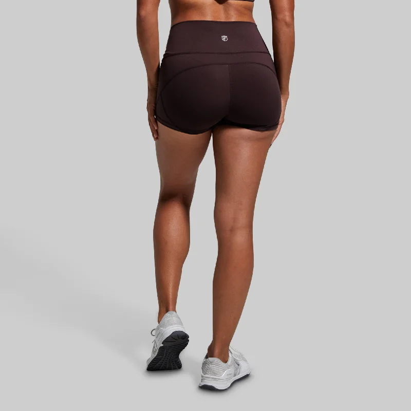 Early Access To Art Deco Styles Sale Your Go To Booty Short (Deep Plum)