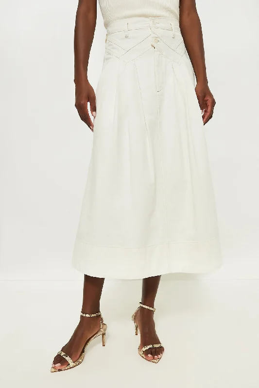 Wardrobe Essentials Natural Hemp The Field Skirt