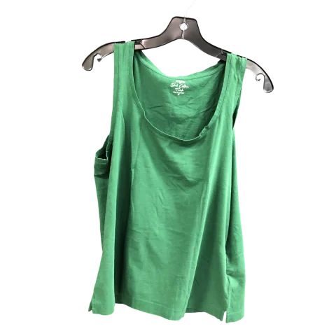 Top Sleeveless Basic By J. Crew In Green, Size: M