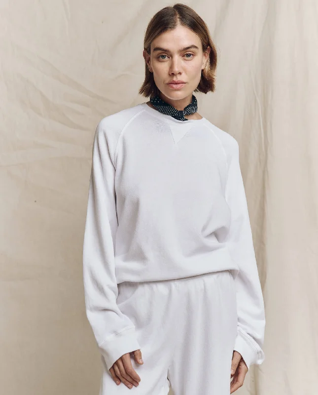 Elegant Clothing The Slouch Sweatshirt. Solid -- True White