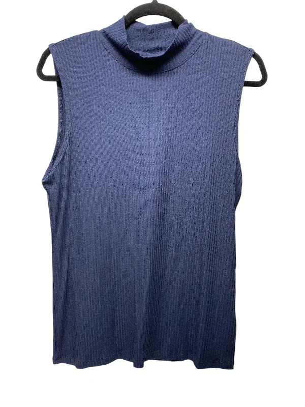 Top Sleeveless By Rachel Zoe In Navy, Size: Xl