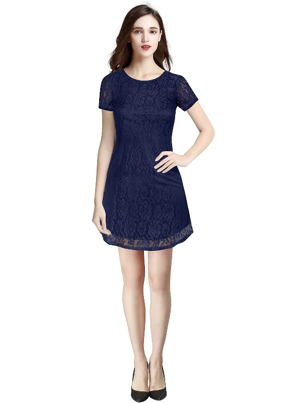 Luxury Fashion Odette Blue Net Dress For Women