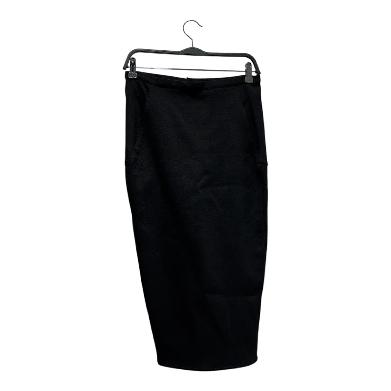 Minimalist Elegant Rick Owens/Bottoms/8/Cotton/BLK/BACK ZIP