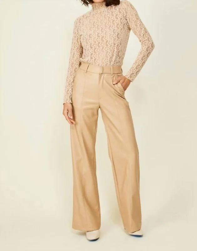 Trend Alert Carmela Pant In Tan