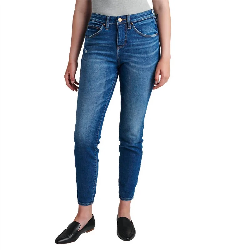 You'Ll Love Us Because Cecelia Mid Rise Skinny Jean In San Diego Blue