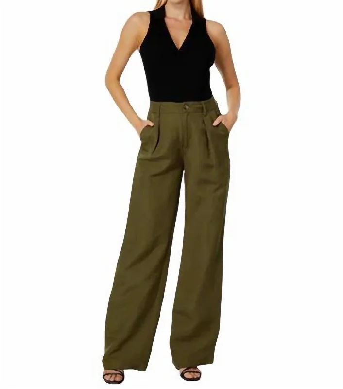 Chic Urban Fashion Look Dallas Pant In Army