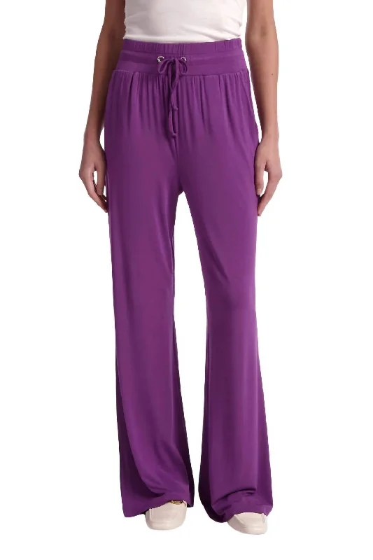 Modern Romance Humility Pant In Purple