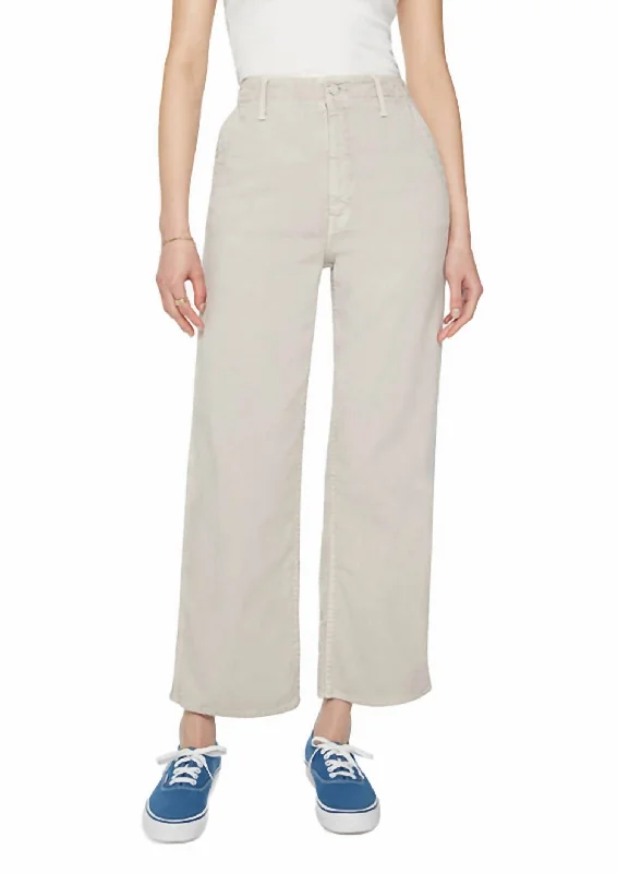 Now On Sale For Chic Urban Styles Major Zip Ankle Jeans In Oatmeal