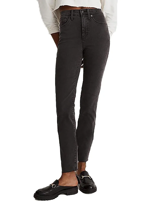 Limited - Edition Drops Petites Womens High-Rise Stovetop Skinny Jeans