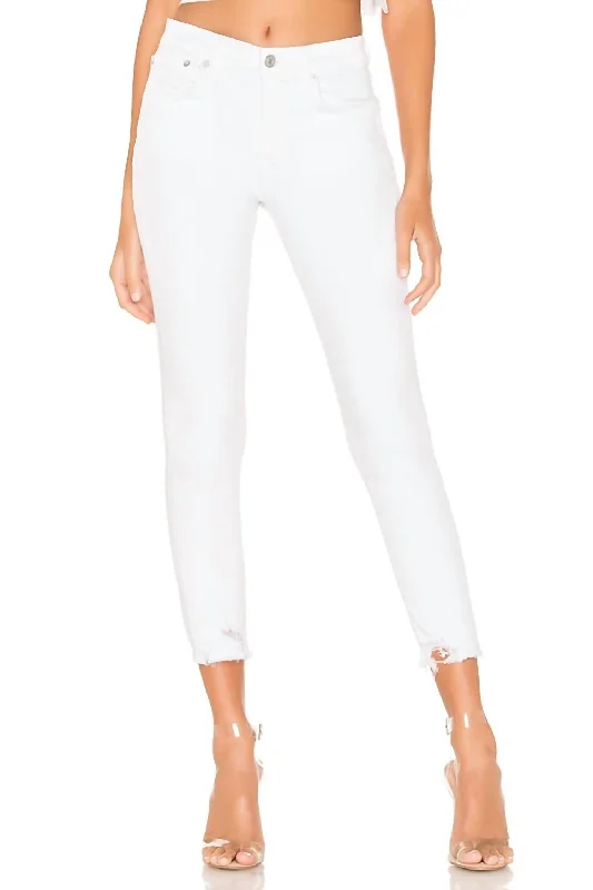 Limited Styles Sophie Crop High Rise Jeans In Sanction